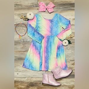 Winter ❄️ butterfly 🦋 type of season girl dress!